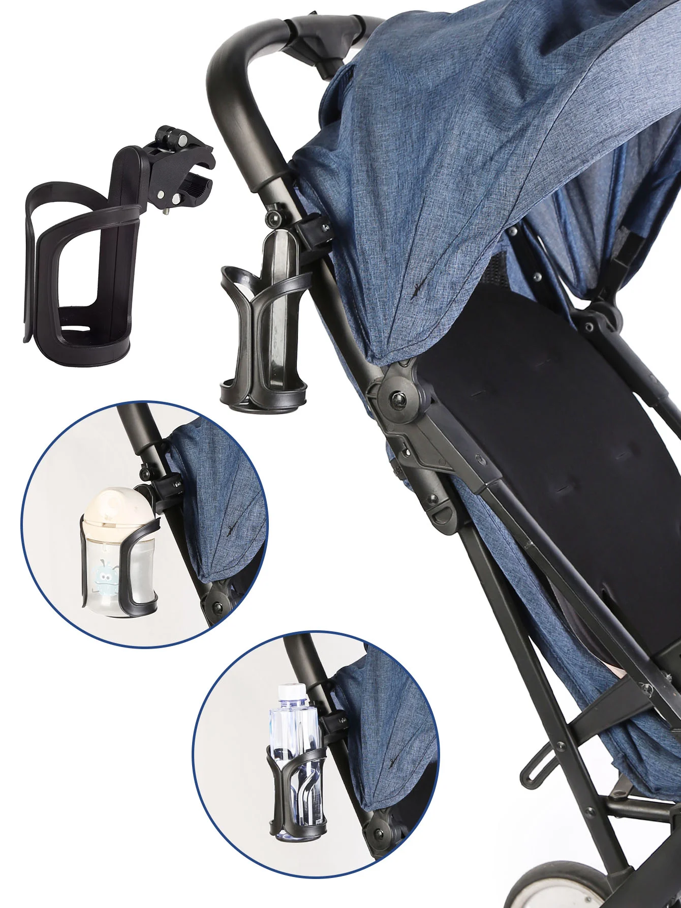 

Baby Stroller Bottle Rack Children's Car Bicycle Water Pot Rack Cup Holder Riding Equipment