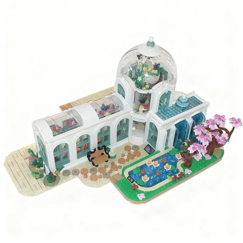 2506pcs MOC Botanical Gardens Extension City Model Building Blocks Architecture Toys Christmas Gifts Kids Birthday Brick Idea