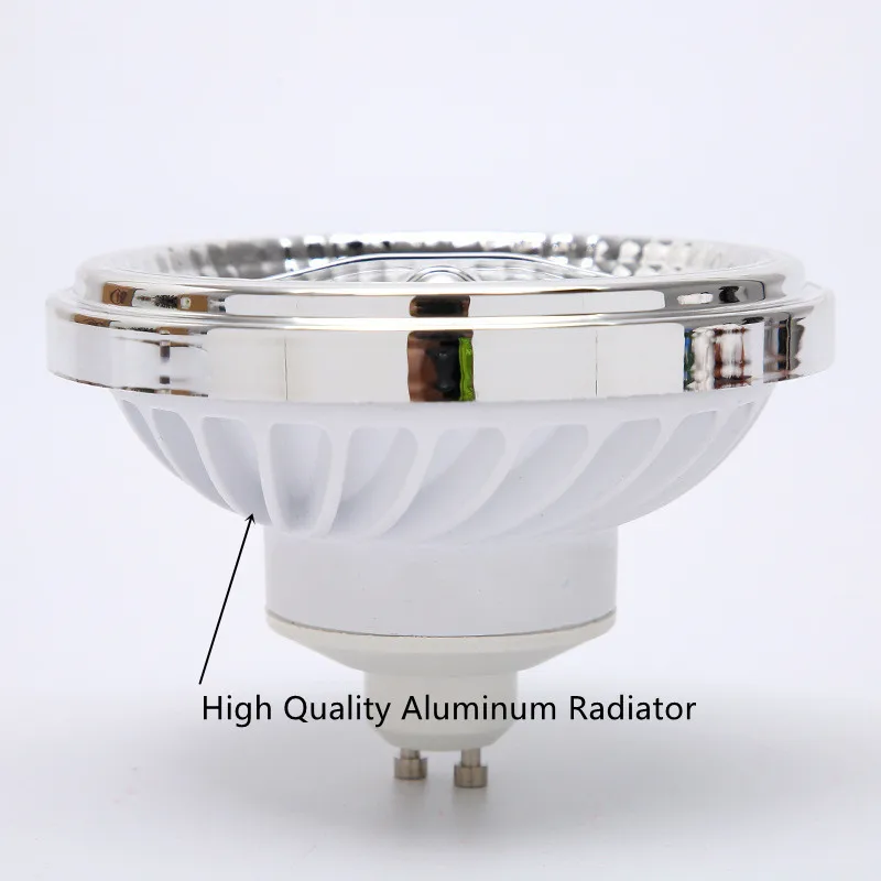 All Aluminum AR111 15W LED COB 20W G53 lamp GU10 LED Down Light 110-240V 24W AR111 LED Bulb  QR111 led Spotlight GU10