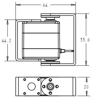 RDS3120 20kg.cm Cyfrowe serwo 180 270 stopni Serwo Metalowa przekładnia do Arduino Długie, krótkie, proste U Montaż DIY Robotic RC Car Truck