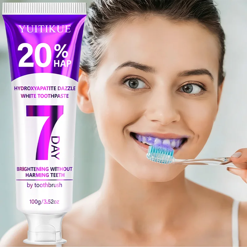 YUITIKUE Hydroxyapatite Purple Toothpaste – Deep Clean, Boost Shine & Refreshing Mint Oral Care
