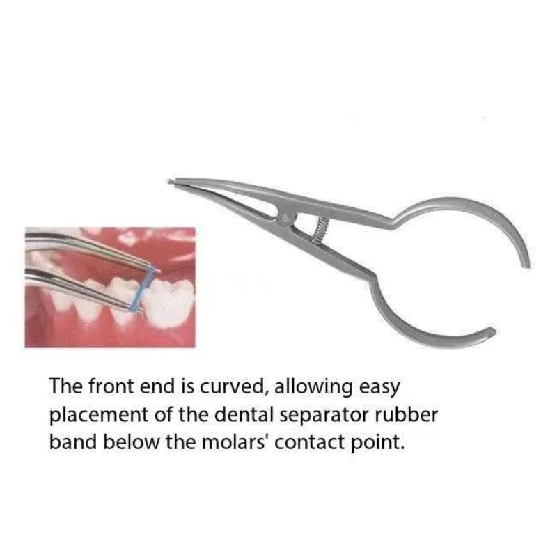 1Pcs Dentistry Orthodontic Separator Placing Pliers For Dentist Clinic Rubber Orthodontic Clips Pliers Dental Instruments