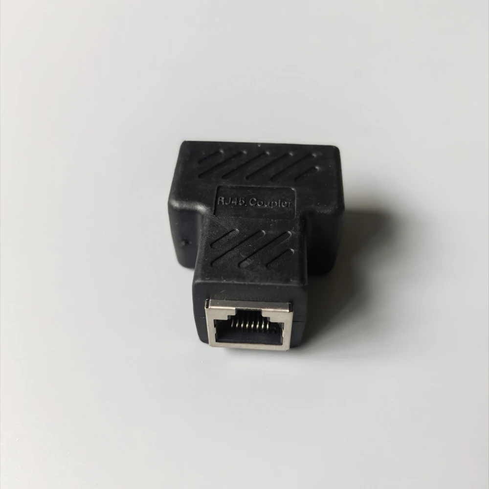 1/2/5 Pieces Network Rj45 Cable Port Network Cable Splitter Extender Plug Adapter Connector Split Into Two Splitter for RJ45