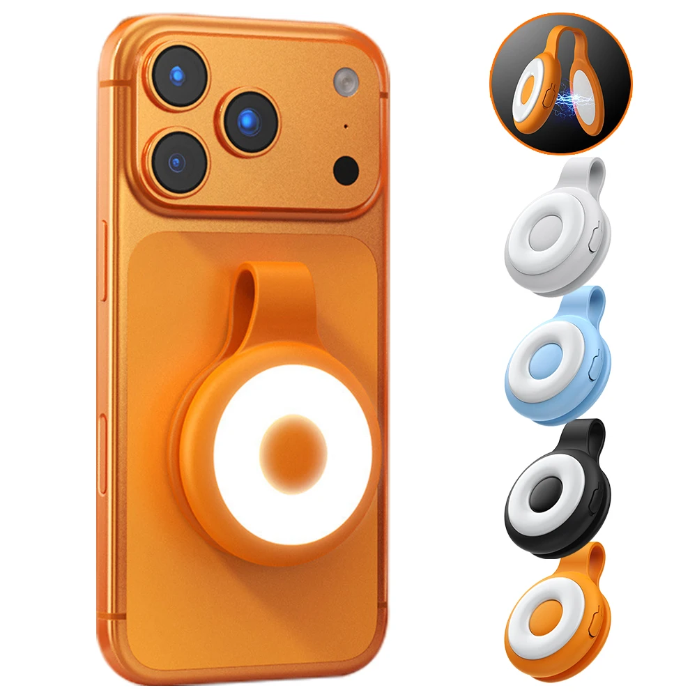 

Мини-магнитный светодиодный заполняющий светильник для iPhone серии 12-17, 5-уровневый регулируемый прохладный/теплый светильник, портативный зажим для фотосъемки для домашних животных