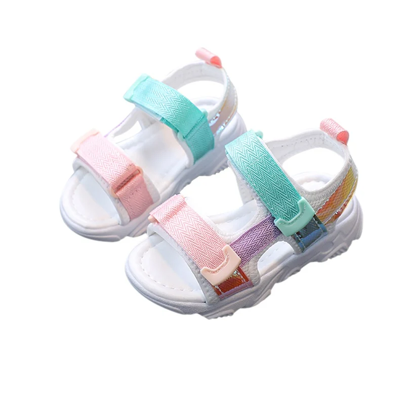 Bambini neonati maschi ragazze sandali bambini estate Casual Outdoor fondo morbido antiscivolo scarpe da spiaggia sandali scarpe