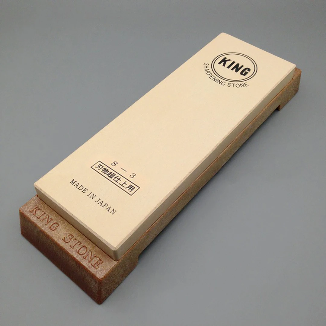 Japanese KING 6000 Grit Deluxe Water Stone - For Sharpening Made in Japan, S-1/S-2/S-3 for you to choose