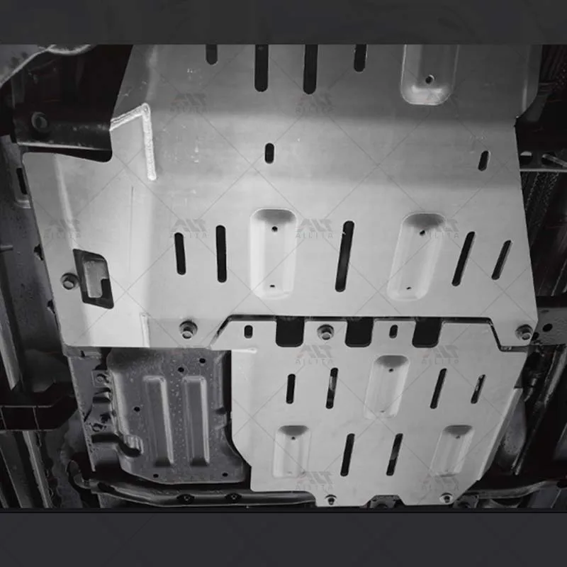 Hot Sale Aluminum Motor Battery Guard Under Bottom Protection Engine Guard Chassis Skid Plate for Jeep Wrangler JL Accessories