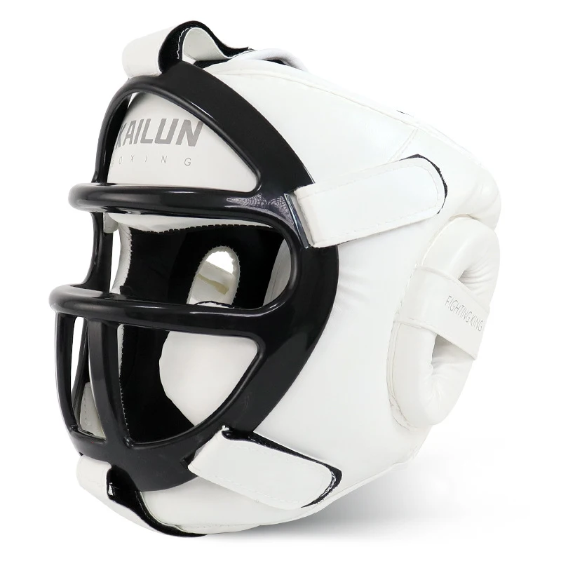 Kids Adult Boxing Helmet Full Protection Monkey Face Mask MMA Sparring Headgear Karate Taekwondo Protective Gear for Fighting
