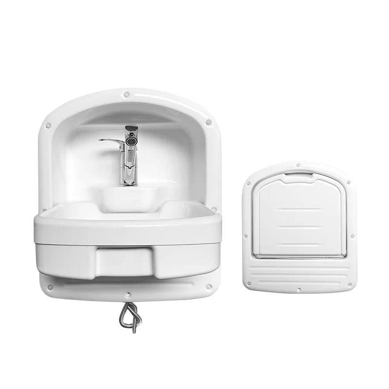 Kitchen, bathroom, RV, sink, acrylic folding wash basin, camper, yacht, small water basin, wall-mounted washbasin