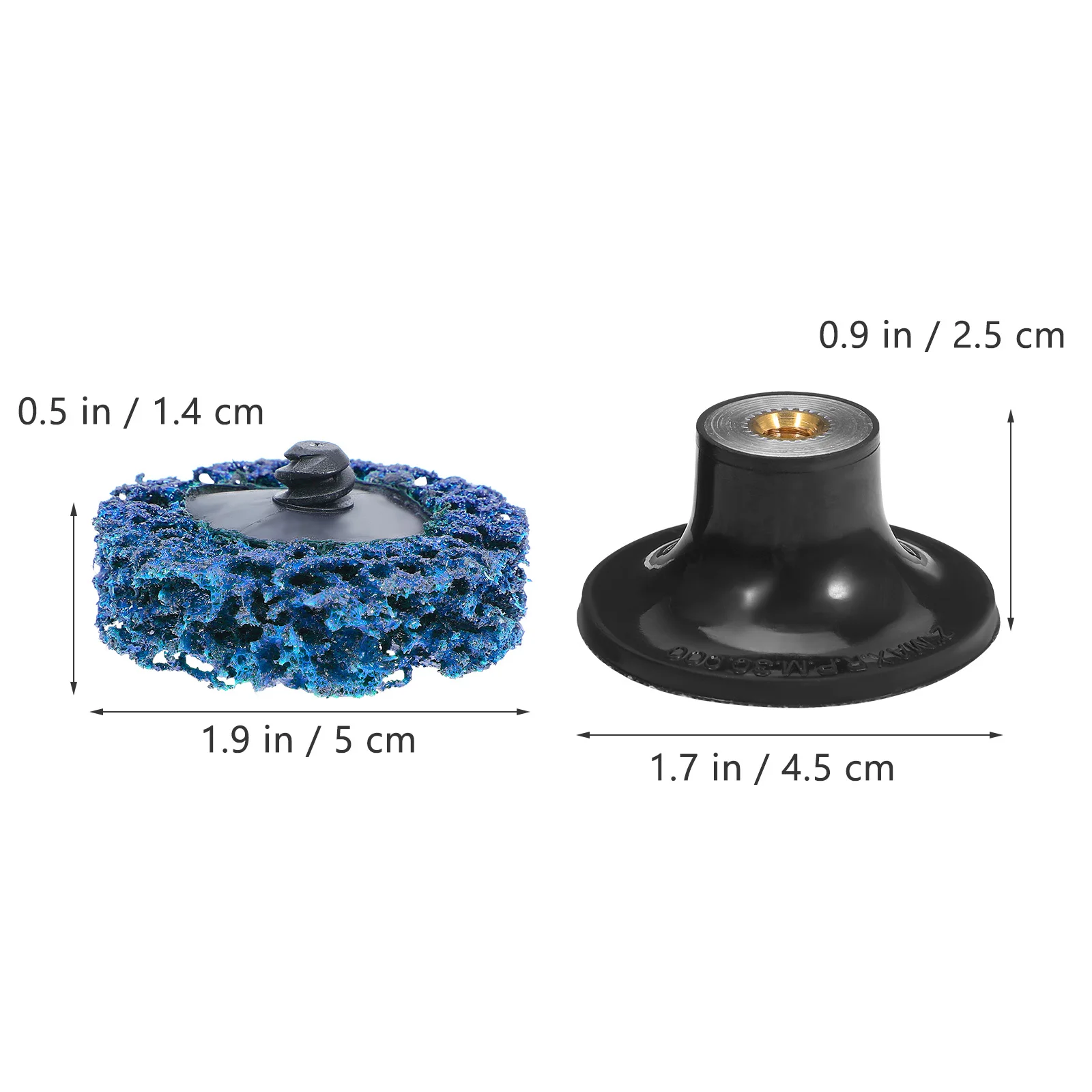 1Set Alat Abrasif Serat Nilon Strip Disc Penghilang Cat Efisien untuk Penggiling Sudut Perawatan Otomotif Pertukangan Kayu