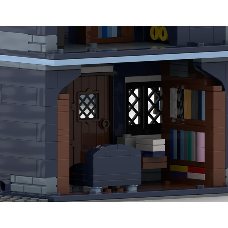 Productos de temporada, ladrillos de construcción Moc, librería Modular, bloques tecnológicos de pueblo de Halloween, juguetes DIY de Navidad, regalos de construcción