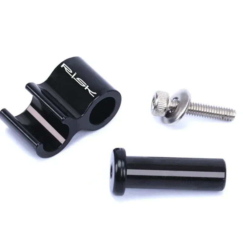 

RISK Bike Bicycle Hydraulic Brake Hose Holder Cable Line Guide Wire Clips Clamps Aluminum Alloy+stainless Steel Screw Accessory