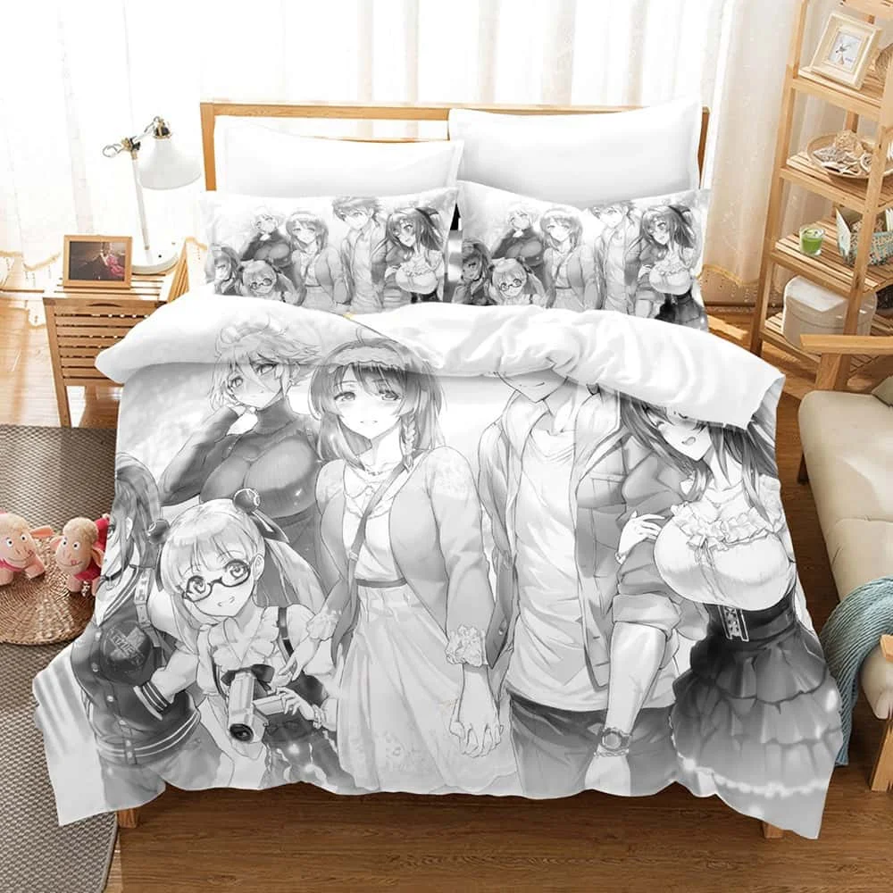 Anime The Testament of Sister New Devil Bedding Set Single Twin Full Queen King Size Bed Set Adult Kid Bedroom Duvet cover Sets