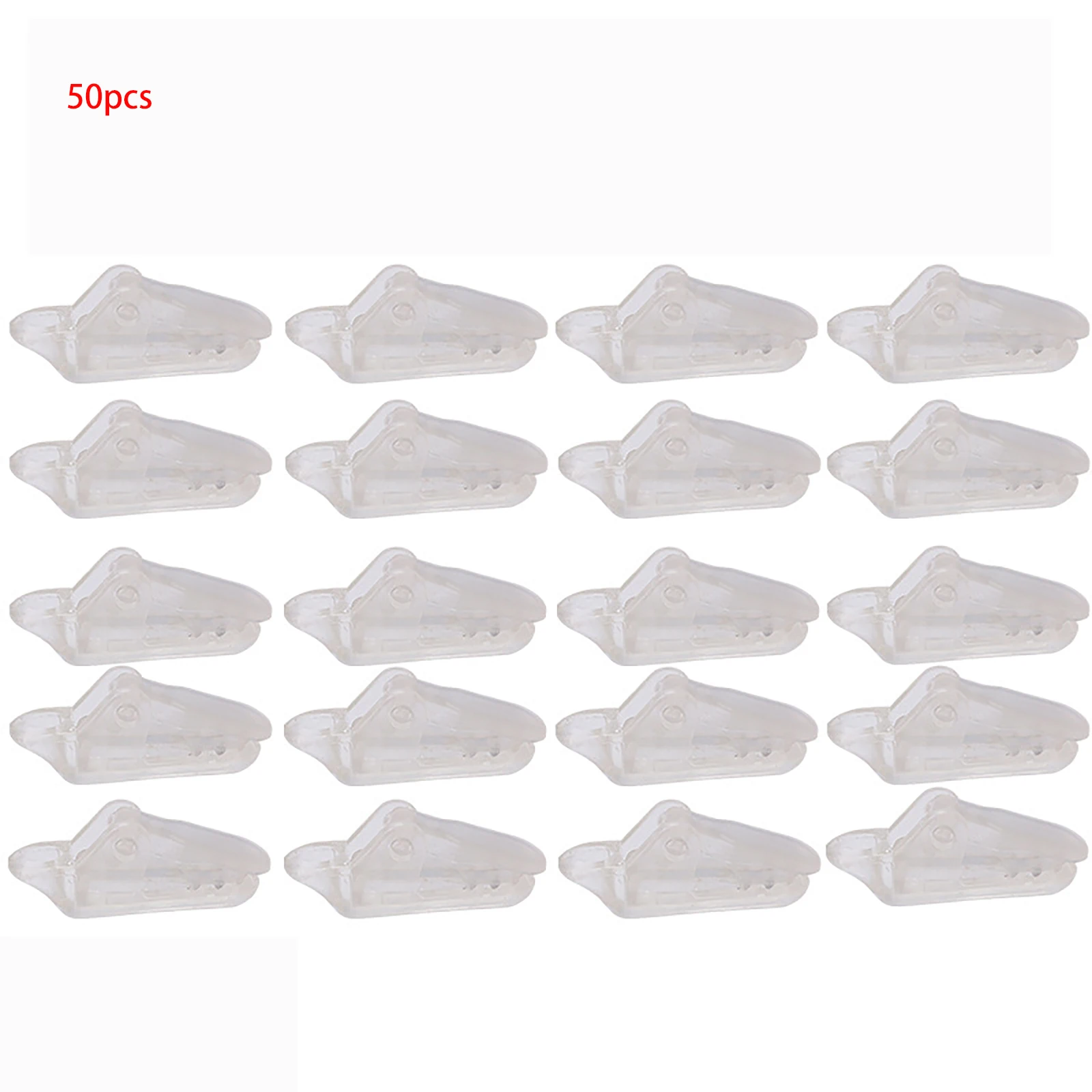 Camping Setup About 2g piece Tent Clips Lightweight Plastic Tent Clips Tarpaulin Clips Easy To Use Manual Measurement Deviation