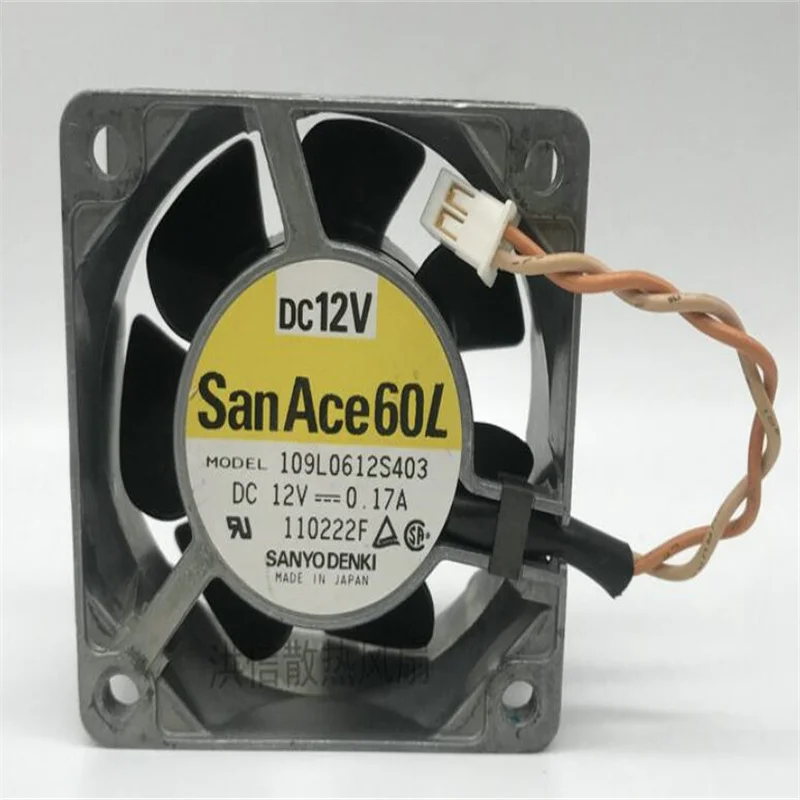 

Original 6025 109L0612S403 12V 0.17A two-wire aluminum frame super durable cooling fan
