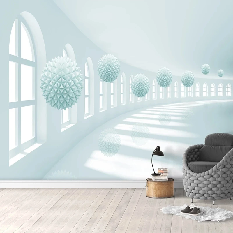 Customized Photo Modern Simple 3D Space Expansion Art Mural Wallpaper Living room sofa TV background wall bedroom restaurant 8d