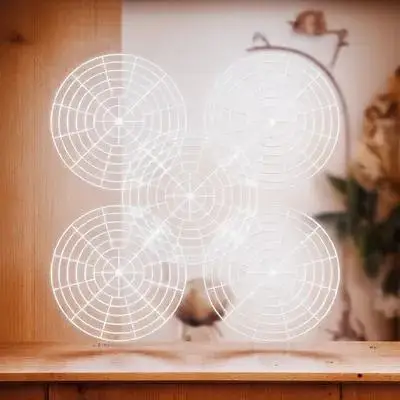 

5Pcs Reusable Fermenting Mesh Vegetable Fixer Pickle Bottle Press Tool Fermentation Pressing Accessory Kitchen Helper