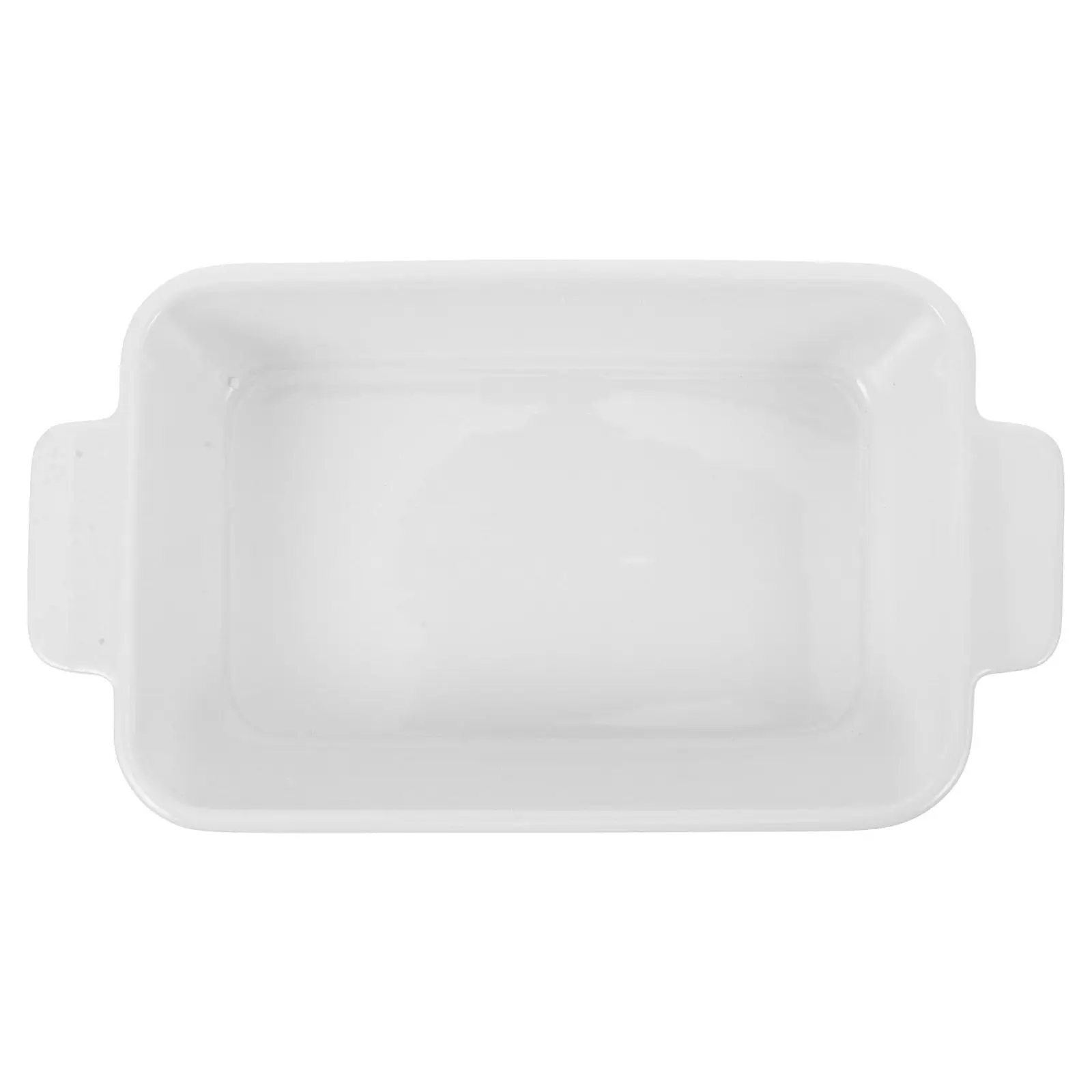 Ceramic Baking Bowl with Dual Handles High Temperature Fired Smooth Glossy Surface Easy Clean Roasting Dish Lasagna Pan Pizza