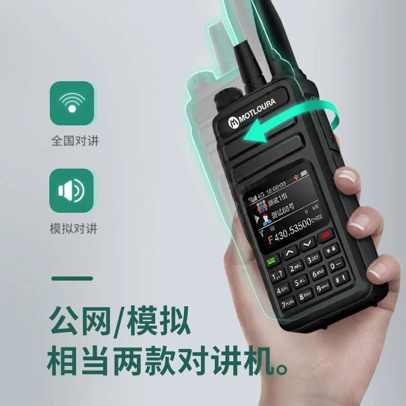 Dual Mode Walkie Talkie 5G, National Public Network Card Insertion, Outdoor Small Handheld Device, 5000 Kilometers Milwaukee