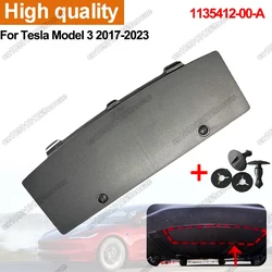 1135412-00-A Rear Bumper Tow Hitch Hook Cap Cover Trim For Tesla Model 3 2017-2023 113541200A Lower Shield Cover Replacement