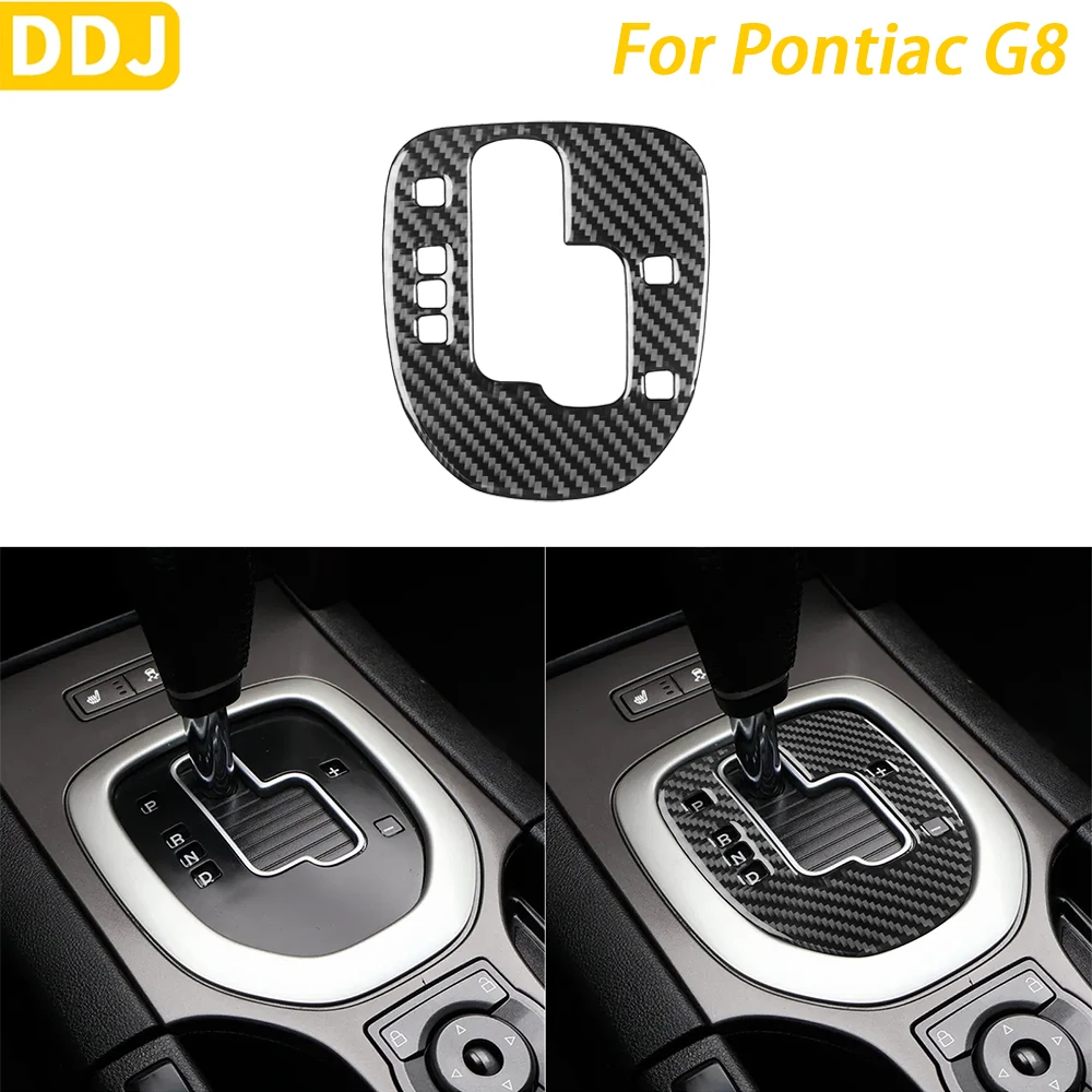 

For Pontiac G8 2008 2009 Accessories Carbon Fiber Center Console Gear Shift Panel Trim Cover Car Interior Decoration Sticker