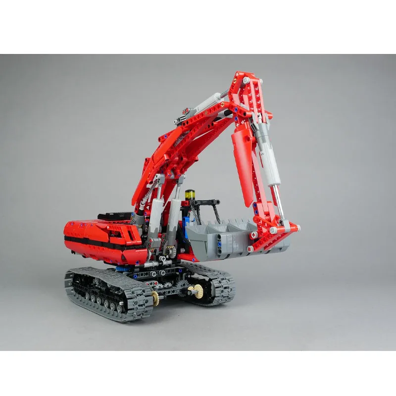 MOC-213565 نموذج مكعبات بناء حفارة حديثة كلاسيكية للمدينة الجديدة، 1198 أجزاء، هدية لعبة عيد الميلاد للأولاد والأطفال