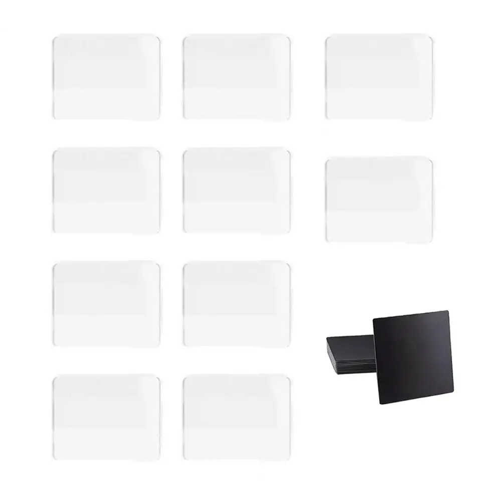 Kitchen Refrigerator Magnet Refrigerator Magnet Set 10 Sets Diy Acrylic Fridge Magnet Kit Square Refrigerator Photo for Home