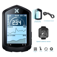XOSS NAV GPS Bike Computer Store Cycling Bicycle MTB Road Wireless Speedometer ANT+ Map Route Navigation X2 HRM Vortex Sensors