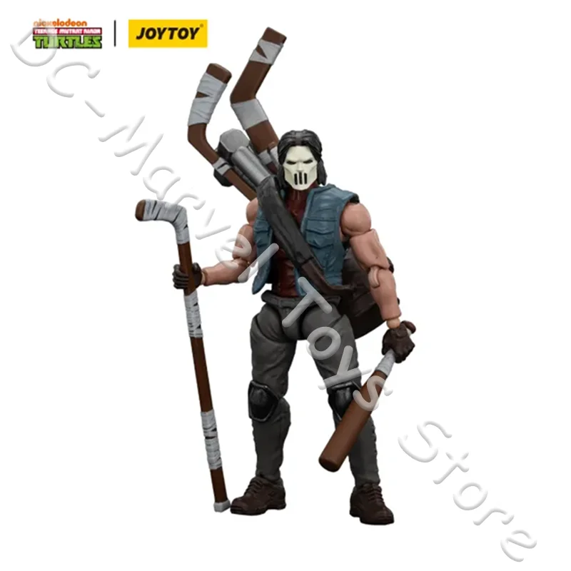 In Voorraad JOYTOY 1/18 TMNT-Casey Jones Anime Figuur Beweegbaarheid Model Ornament Figrine Standbeeld Custom Gift Speelgoed