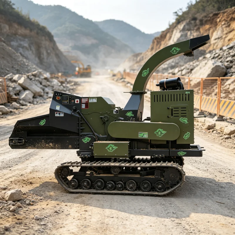 Heavy Duty Large Caliber Wood Chipper Electric Diesel Dual Use Tree Twig Shredder Landscape Garden Branch Cutter 2T/H 15cm