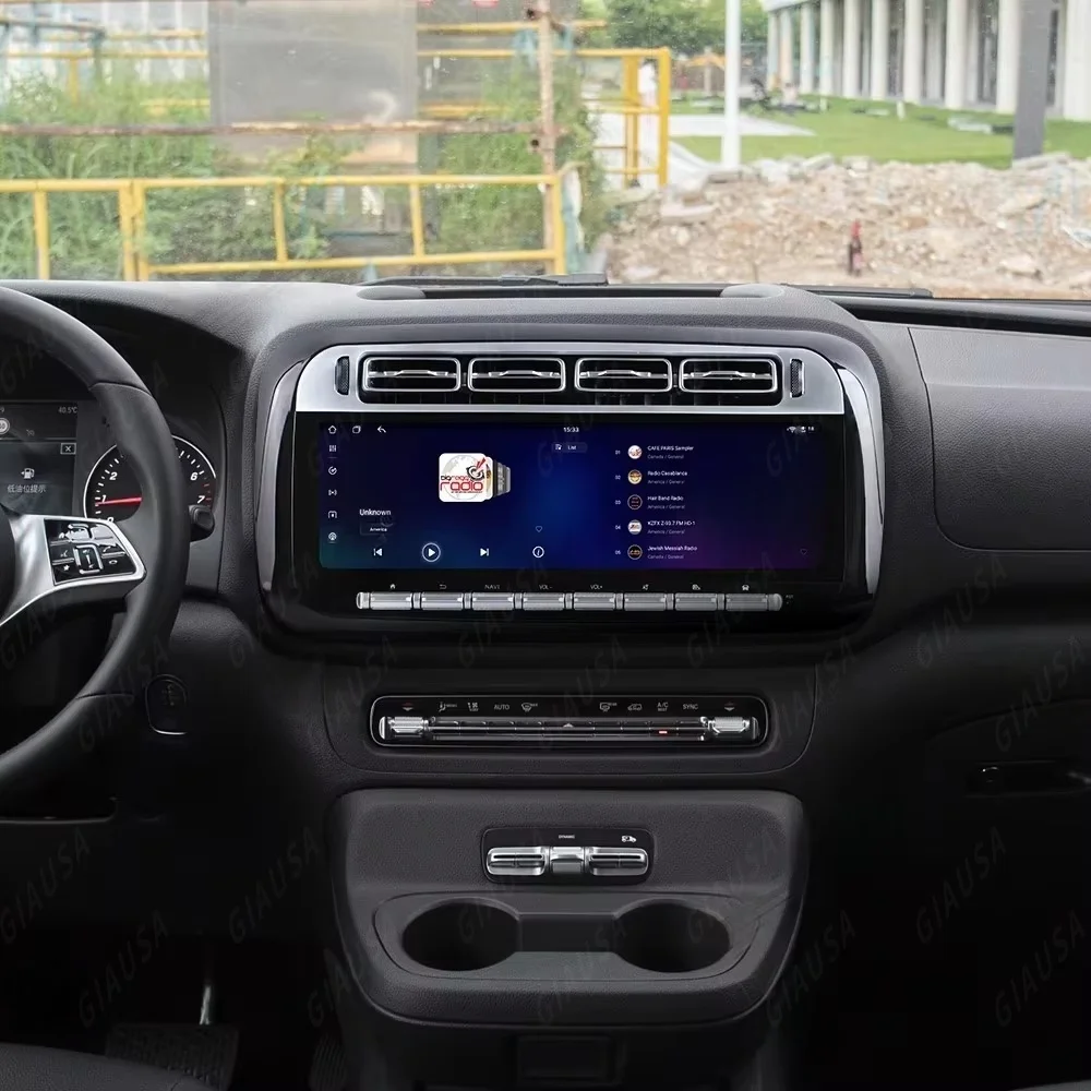 Android13 Auto Stereo For Mercedes Benz Vito 2024-2025 Car GPS Navigation Multimedia Player Audio Headunit Radio Digital Cluster