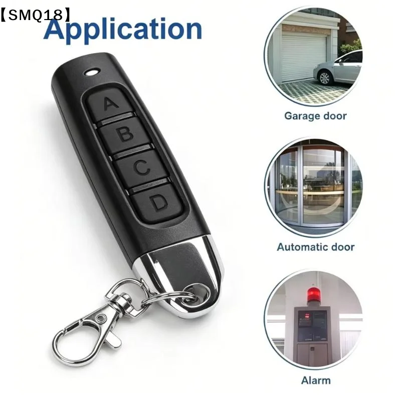 Universal 4 Button Remote Control With Stable Signal And Easy Programming Perfect For Garage Doors Automatic Doors Security【SMQ】