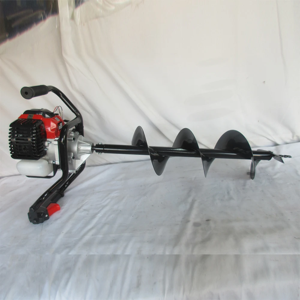 業務用51.7cc 2ストローク金属製穴掘り機&フェンス用1 - Post Hole Digger のレビューと価格