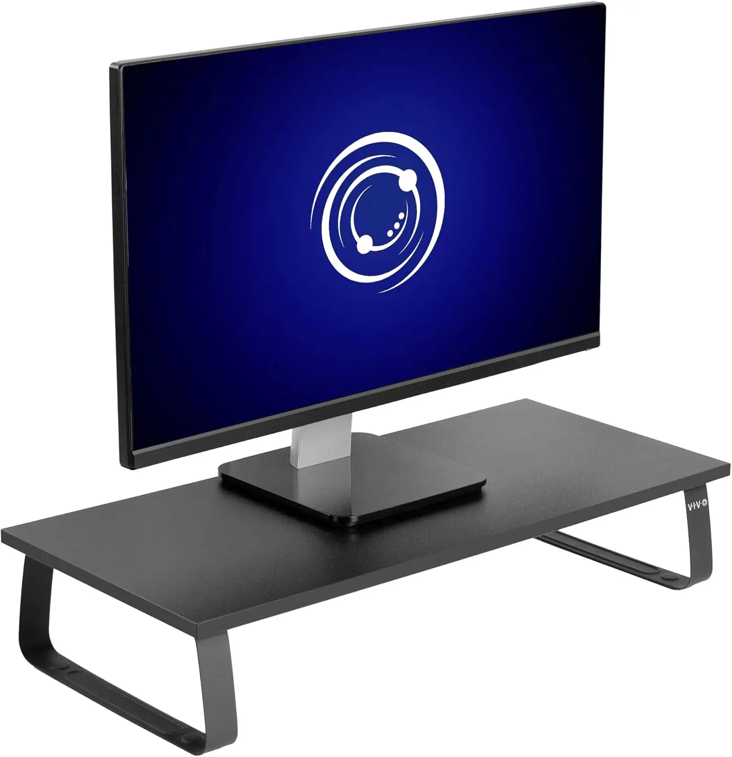 

Monitor and Laptop Stand, 24 inch Desktop Riser, Black, STAND-V000D