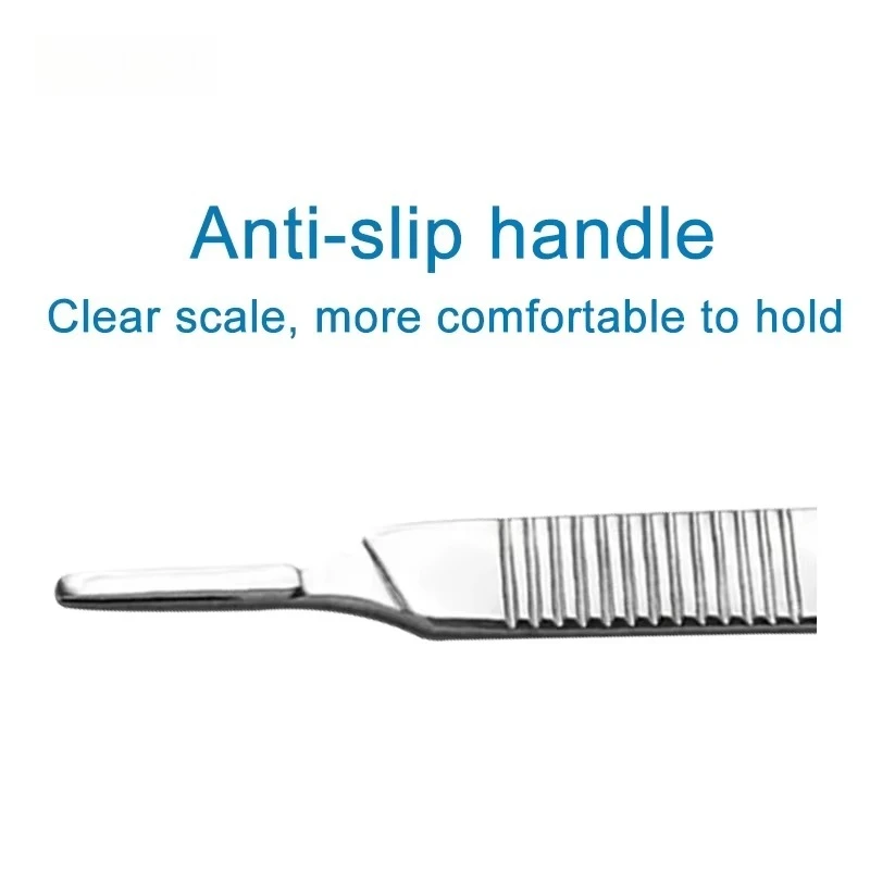 Two Type Choices 3# 4# Knife Handle Scalpel Handle Stainless Steel Orthopedic Instrument