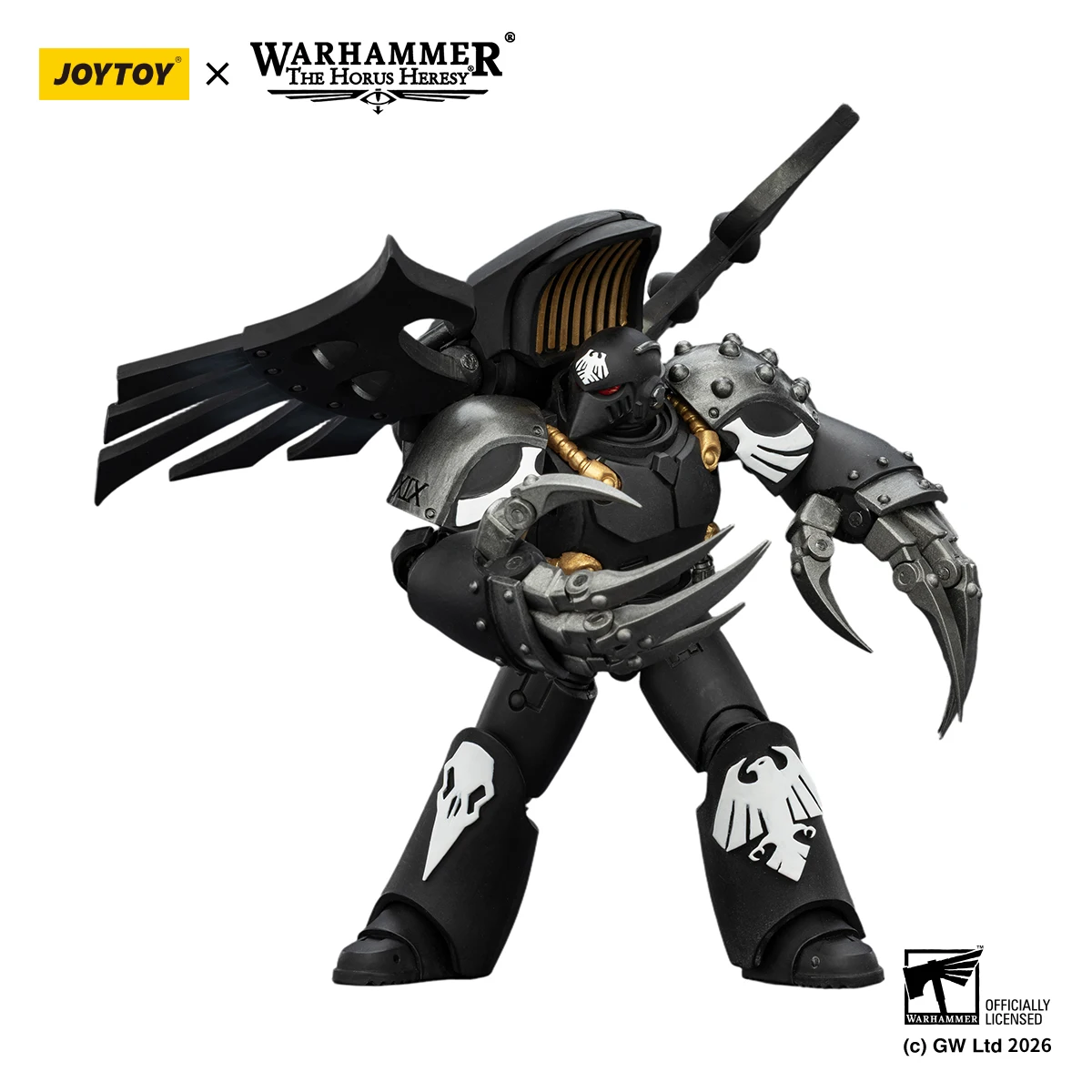 

【Pre-sale】JOYTOY Warhammer 40K Raven Guard Dark Fury Chooser of The Slain with Lightning Claws 2PCS 1/18 Anime Figure