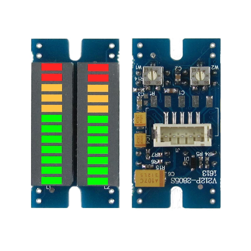 

5V 12bit Music Spectrum Volume Level Dual Channel Led Module Vu Audio Meter