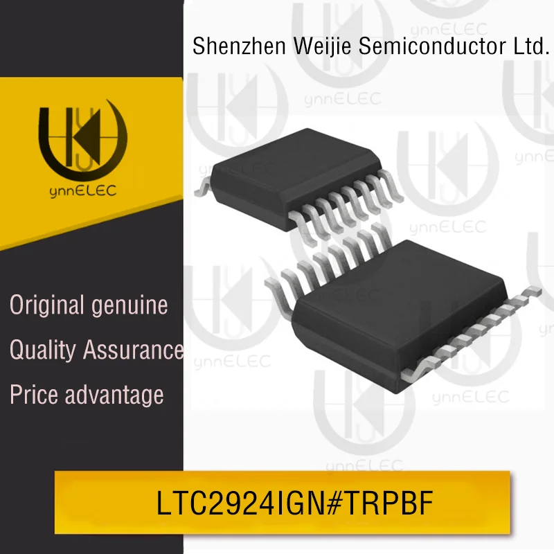 

​​LTC2924IGN#TRPBF Power Supply Sequencer IC for Server/Telecom Equipment - Quad Channel, SSOP-16​