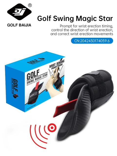 BaiJia Golf Chipping nadgarstek korektor kąta golfowa huśtawka pomoc szkoleniowa trzymaj opaska na nadgarstek trener korektor dla wszystkich golfistów