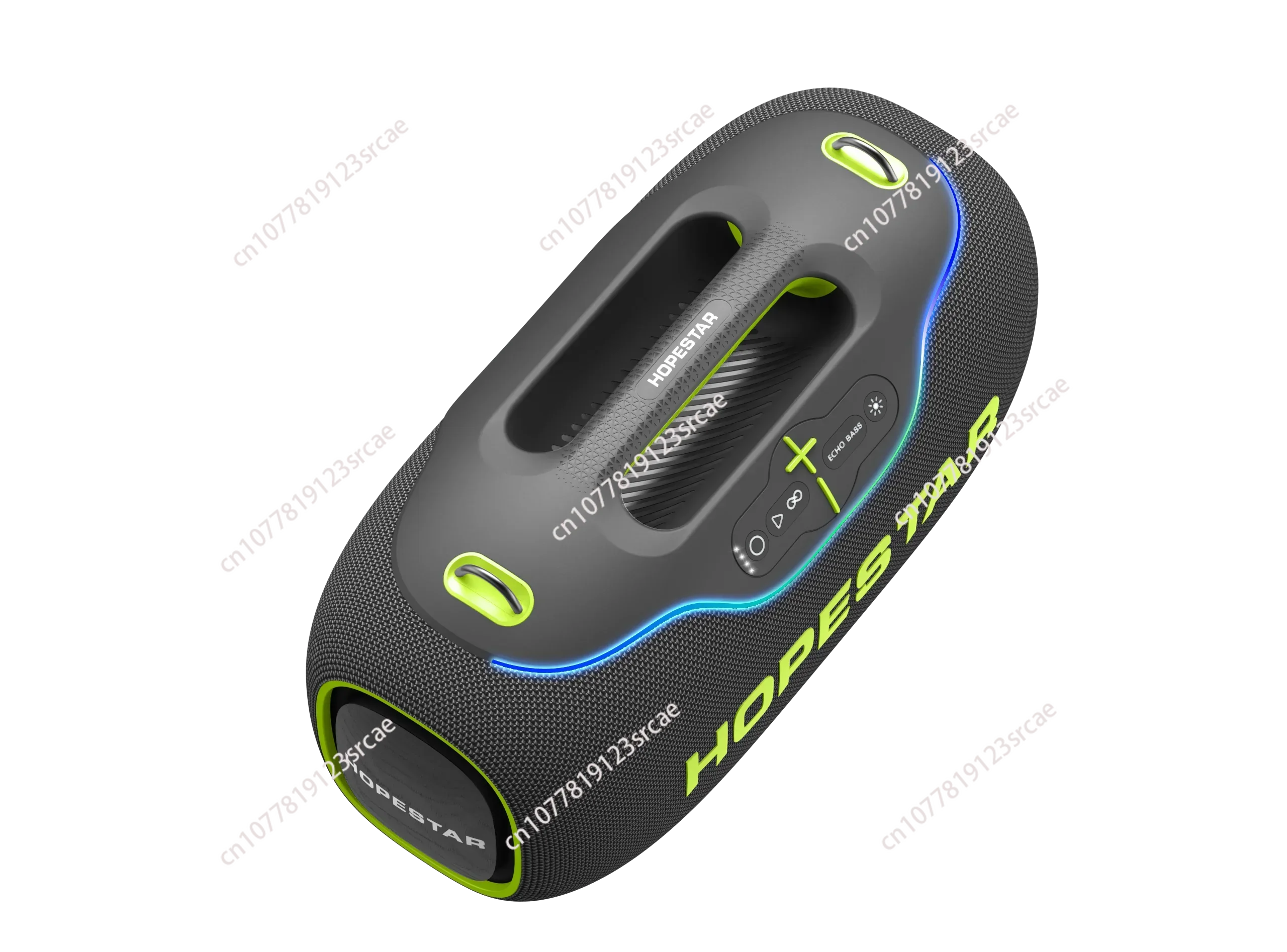 A80 High Quality Portable Subwoofer Speaker RGB Fashion Design IPX6 Waterproof Mini Microphone Battery-Portable