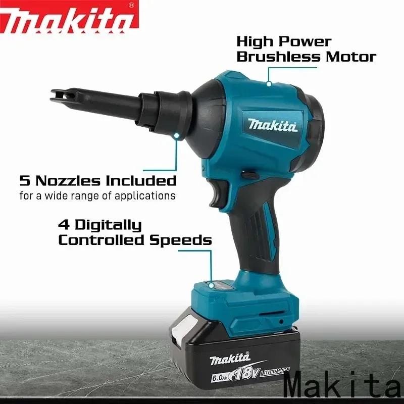 Elektronarzędzia Makita, narzędzia Makita 18V, DAS180 - wysokowydajny pistolet do usuwania kurzu i pyłu z szerokimi przestrzeniami, elektronarzędzia.