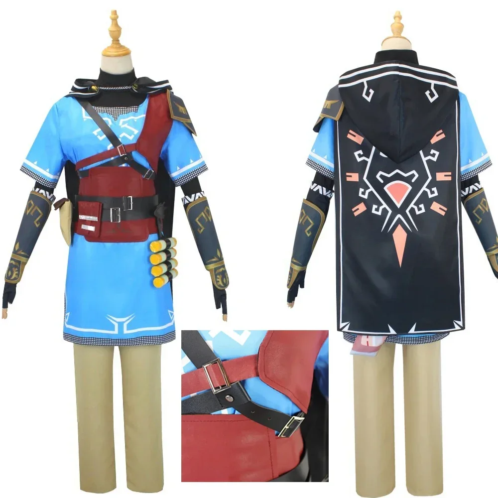 Game Teenager Game Cosplay-Kostüm, Street-Style-Hemd für Erwachsene, Umhang, trendiges Gaming-Thema, Street-Fashion-Outfit für Karnevalsparty
