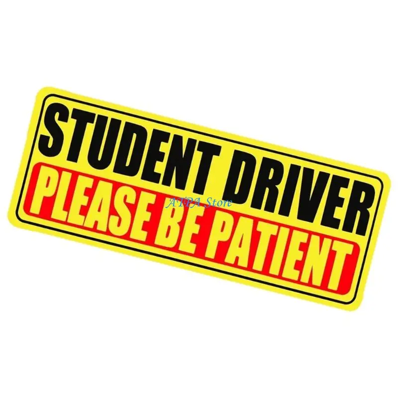 

U13C Safety Signs For Novice Heat Resistant Car Stickers Universal F