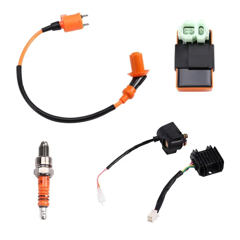 A58X-Voltage Regulator Rectifier For GY6 50-150CC Engine 6 Pin CDI Solenoid Relay Ignition Coil Spark Plug Motorcycle Scooter