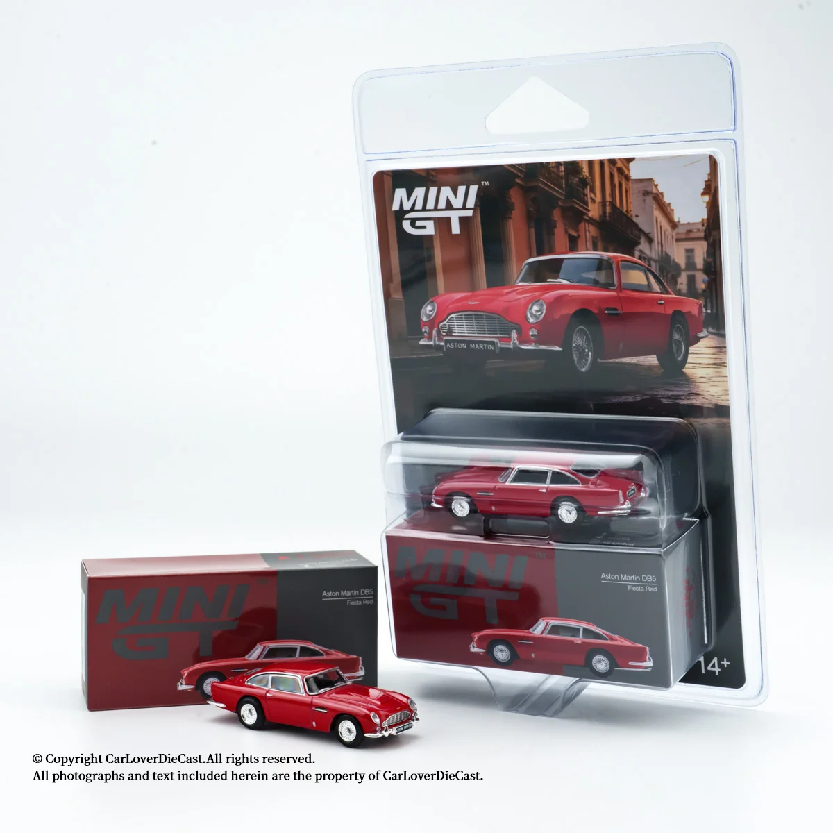 MINI GT 1:64 DB5 Red Diecast Model Car
