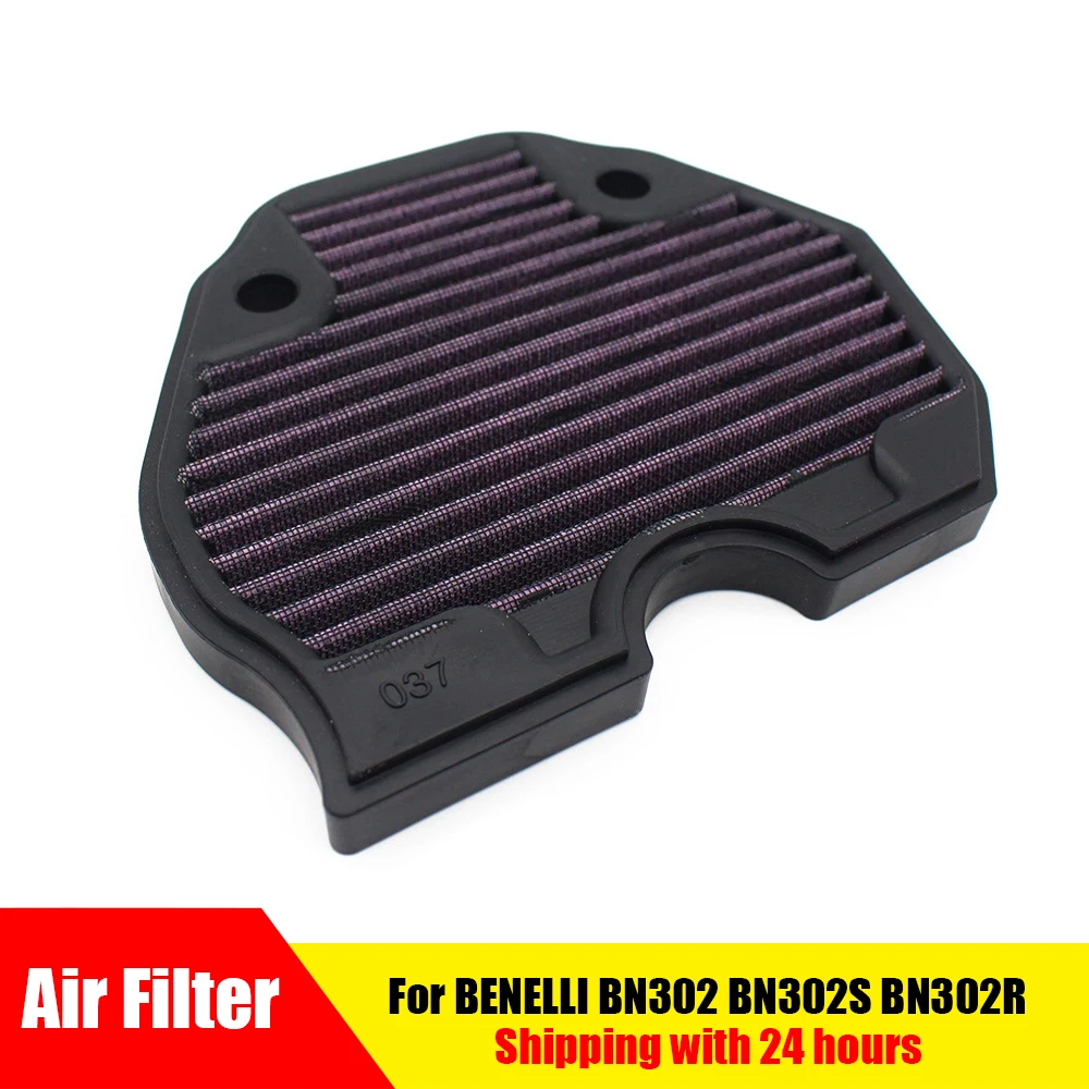 

For BENELLI BN302 BN 302 2014-2019 16 BN302S 2018-2019 BN302R 2017-2019 BN 302 S BN 302 R 302S 302R Motorcycle Air Filter Intake