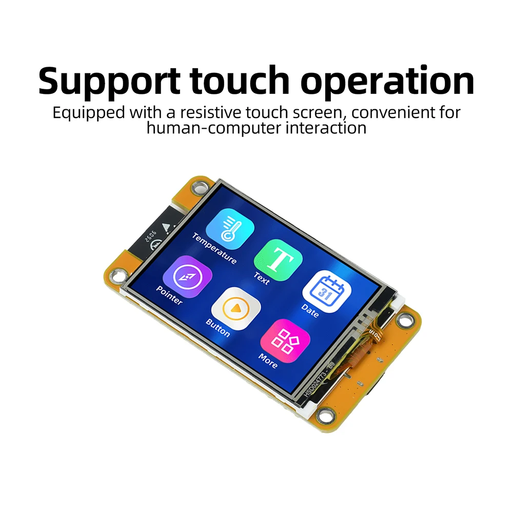 ESP32 2.4-Inch WIFI Bluetooth Development Module 240*320 Resolution Touch Display CH340  Board ST7789 Type-C IoT Electronic DIY