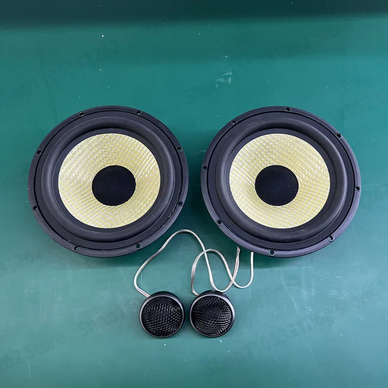 6.5 inch two way car speaker high grade flax cone universal car modification speaker factory direct sale
