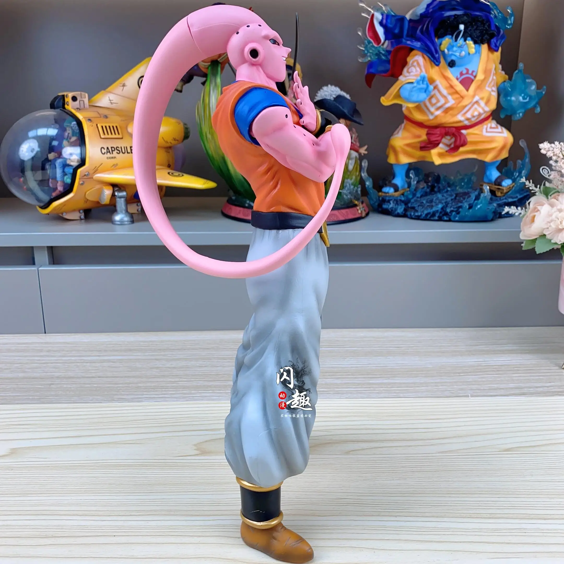 36cm Buu Figure Dragon Ball Z Gk Nc Gohan Buu Action Figures  Collectible Statue Anime Model Doll Toys For Children Gifts Pvc