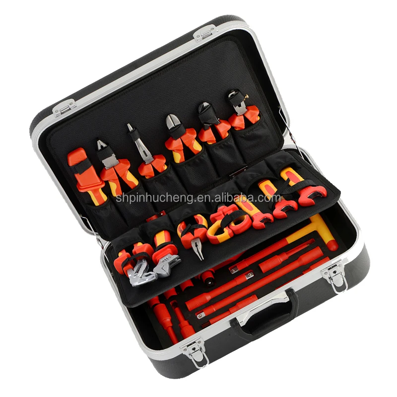 42pcs auto repair tool VDE hardware tool 1000V insulated screwdriver combination pliers open end wrench insulated suit